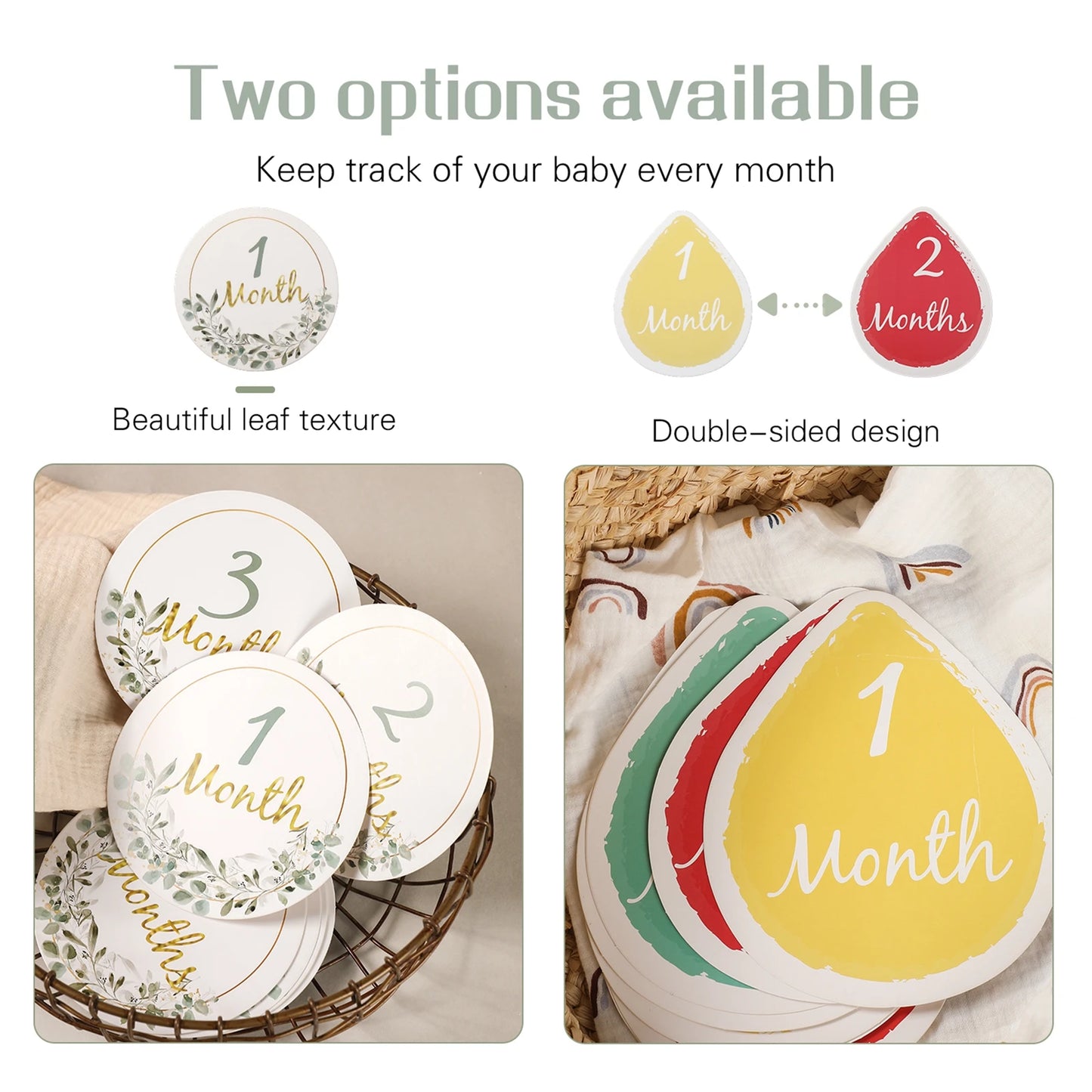 MONTHLY MILESTONE CARDS