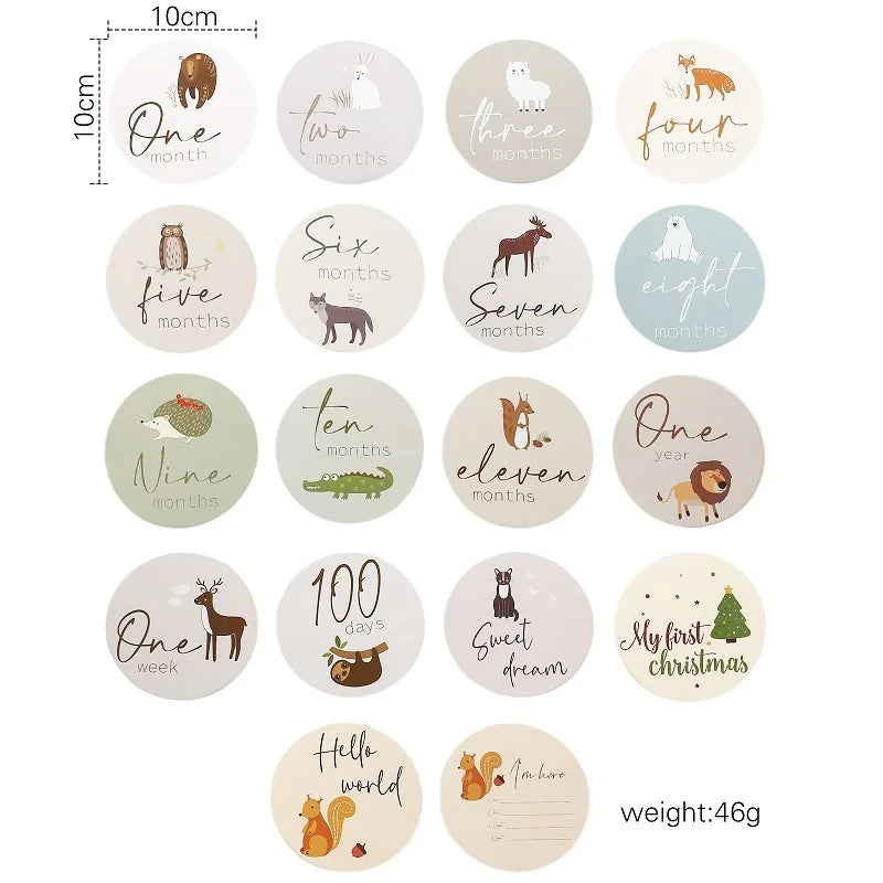 MONTHLY MILESTONE CARDS