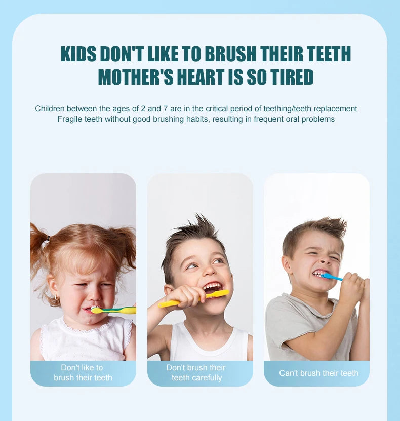 Sonic U-Shaped Kids Toothbrush – 360° Rechargeable