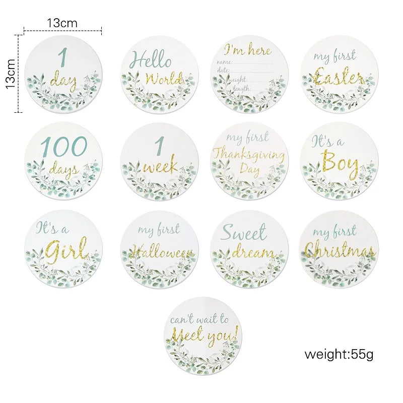 MONTHLY MILESTONE CARDS