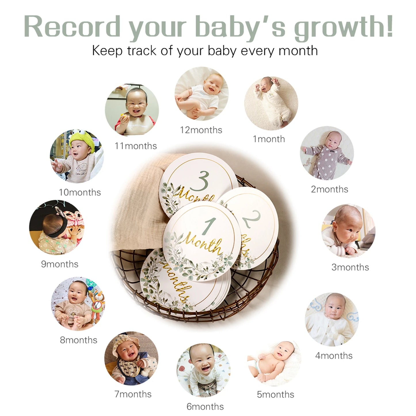 MONTHLY MILESTONE CARDS