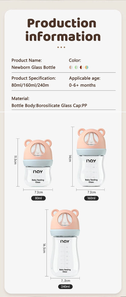 GLASS BABY BOTTLE